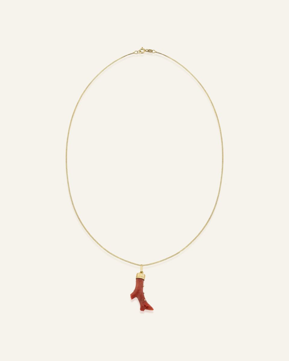 Jin Jewelery Coral Altın Kolye