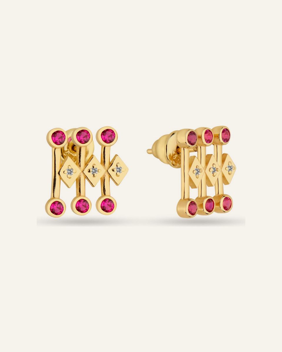 Just Lika Glamour Prism Stud Küpe